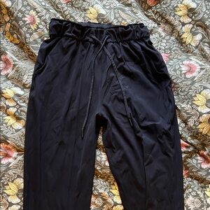 Lululemon Stretch High Rise pants/ Black Track Pants